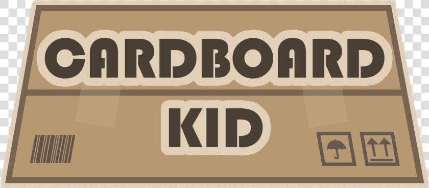 Cardboard Kid   Signage  HD Png DownloadTransparent PNG