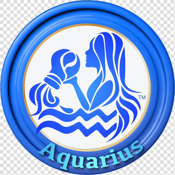 Zodiac Sign   Aquarius   Circle  HD Png DownloadTransparent PNG