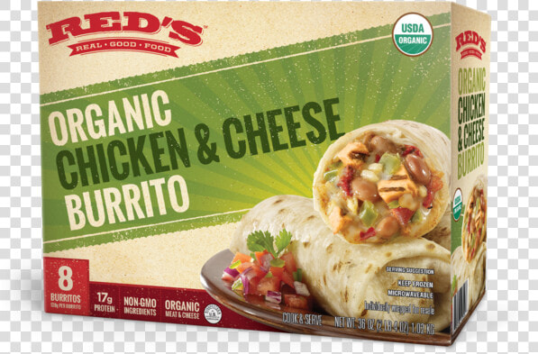 Red S All Natural Organic Chicken Burrito   Organic Chicken Burrito Costco  HD Png DownloadTransparent PNG