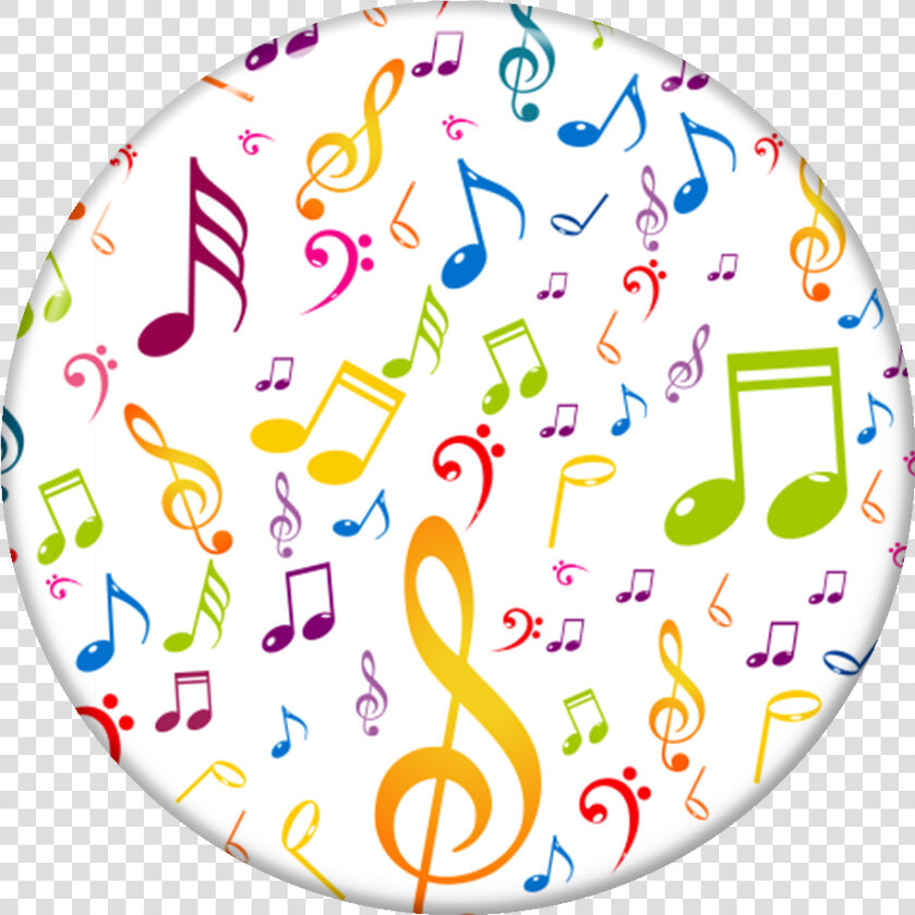 Pop Selfie Notas Musicais   Notes Music Design Circle  HD Png DownloadTransparent PNG