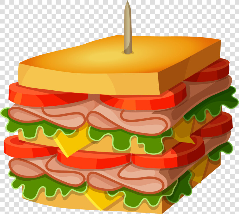 Huge Sandwich Png Vector Clipart Picture   Transparent Background Sandwich Clipart  Png DownloadTransparent PNG