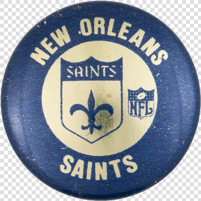 New Orleans Saints Sports Button Museum   Mecom Blue Color Saints  HD Png DownloadTransparent PNG