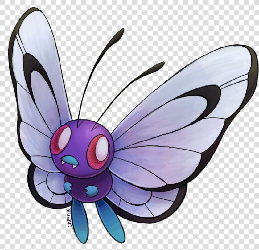 Pokécember Day   Butterfree Transparent Background  HD Png DownloadTransparent PNG