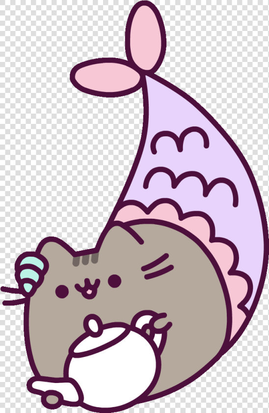 Cat Sticker Pusheen For Ios Android Giphy Gif Cat Transparent   Transparent Background Kawaii Sticker  HD Png DownloadTransparent PNG