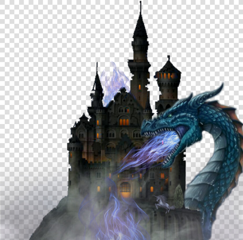 Transparent Dragon And Castle Clipart   Castle For Fairytale Dragon  HD Png DownloadTransparent PNG