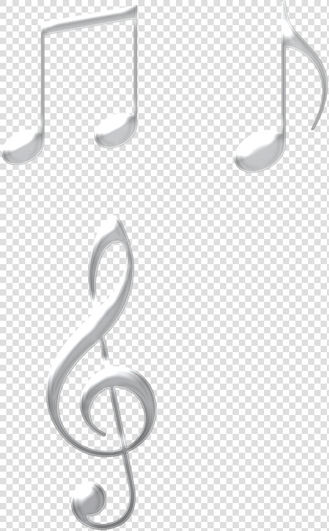 Musical Note Musical Instruments Black And White   Earrings  HD Png DownloadTransparent PNG