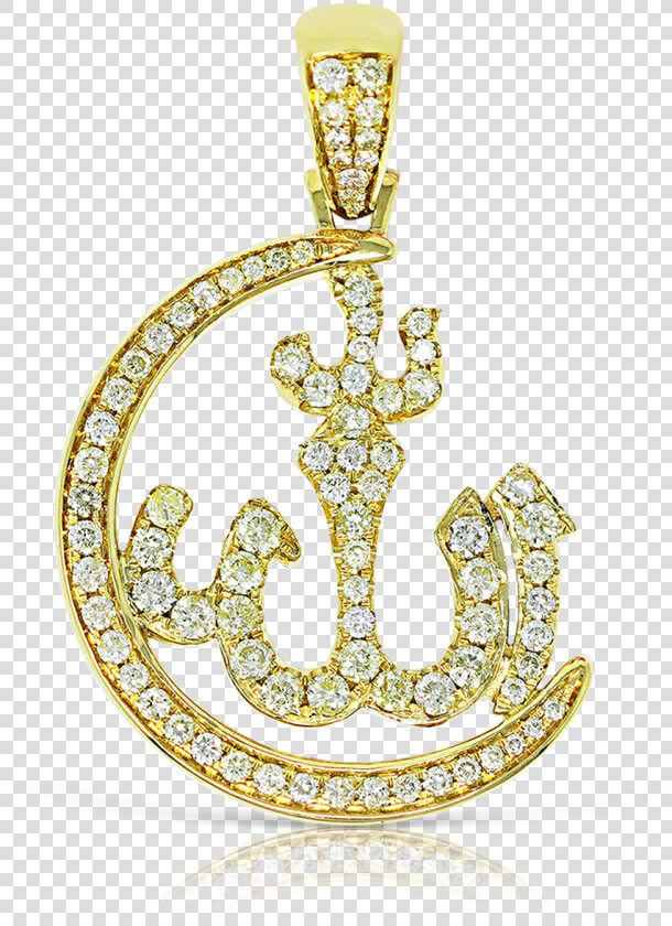 10k Yellow Gold Allah Pendant   Pendant  HD Png DownloadTransparent PNG