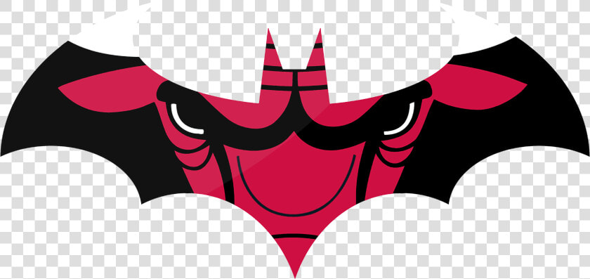 Chicago Bulls Batman Logo Clipart   Png Download   Chicago Bulls And Batman Logo  Transparent PngTransparent PNG