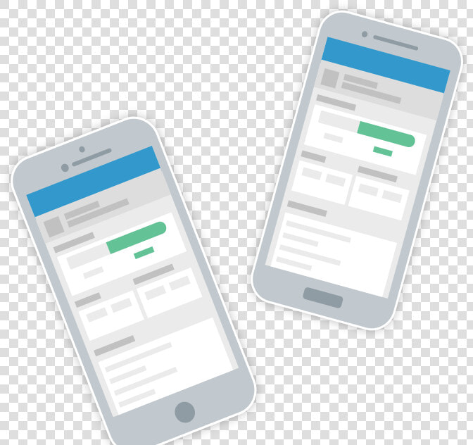 Illustration Of Two Mobiles Showing Cezanne Hr Software   Android 2 Mobile Png  Transparent PngTransparent PNG