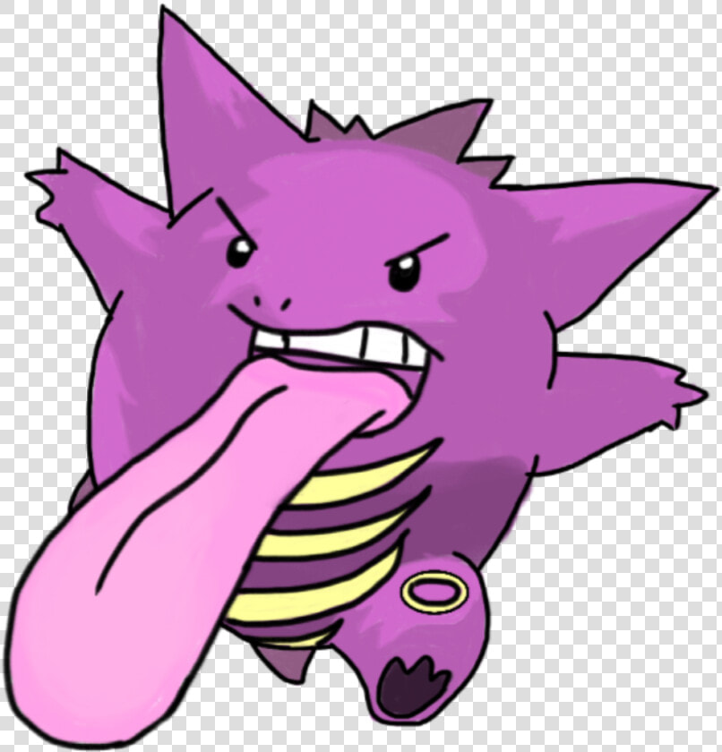 Gengar Lickitung Lickigar   Pokemon Go Gengar Decal  HD Png DownloadTransparent PNG