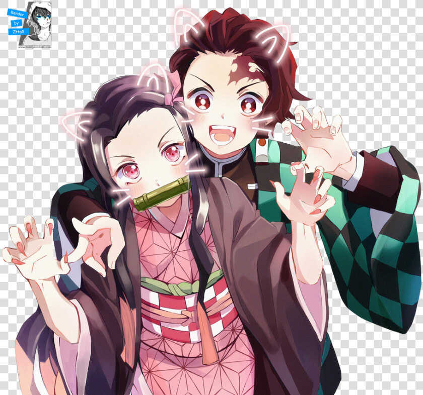  kimetsunoyaiba  demonslayer  nezuko  tanjiro  tanjirou   Nezuko And Tanjiro Kiss  HD Png DownloadTransparent PNG