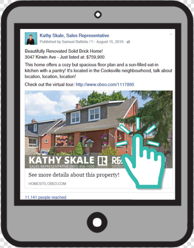 Propertyspark Property Spark Click Post V3 Ipad V2  HD Png DownloadTransparent PNG