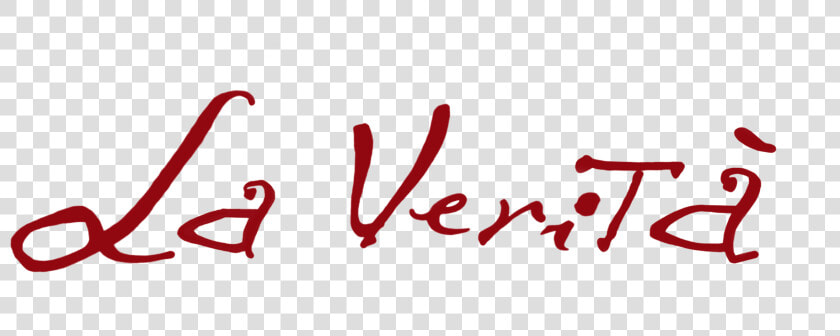 La Verita   Calligraphy  HD Png DownloadTransparent PNG