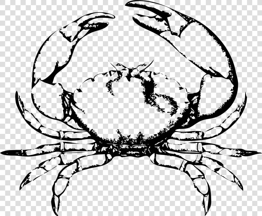 Crab Black And White Images Download Png Clipart   Black And White Crab  Transparent PngTransparent PNG