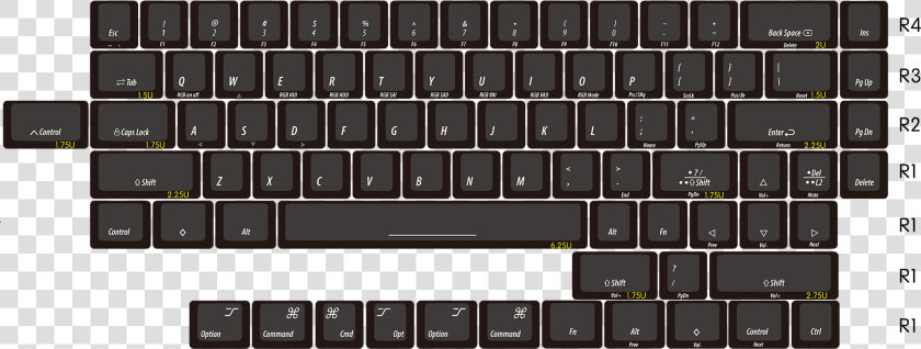 Laser Engrave Abs Backlit Keycaps   Apple Macbook Pro  HD Png DownloadTransparent PNG