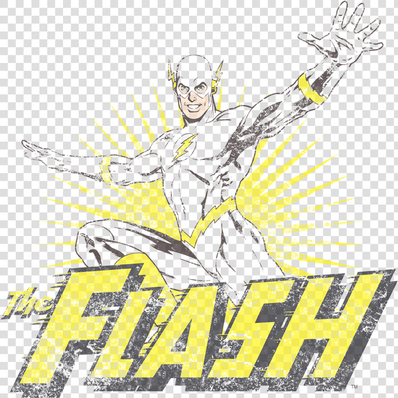 Justice League Flash Rough Distress Men S Tank   Flash  HD Png DownloadTransparent PNG