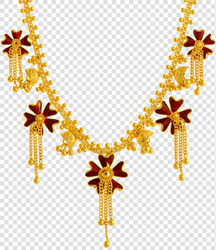 Chandra Jewellers 22k Yellow Gold Neckless   Pc Chandra Jewellers Earring Collection  amp  Price  HD Png DownloadTransparent PNG