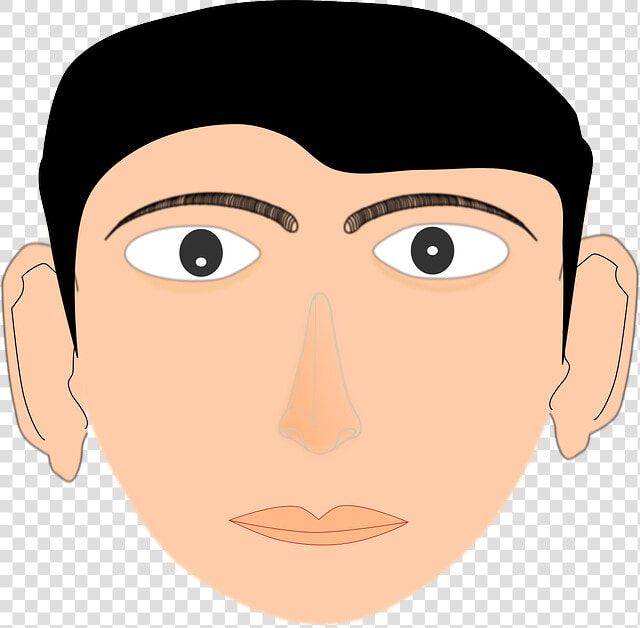 Transparent Human Face Clipart   Wajah Laki Laki Kartun  HD Png DownloadTransparent PNG