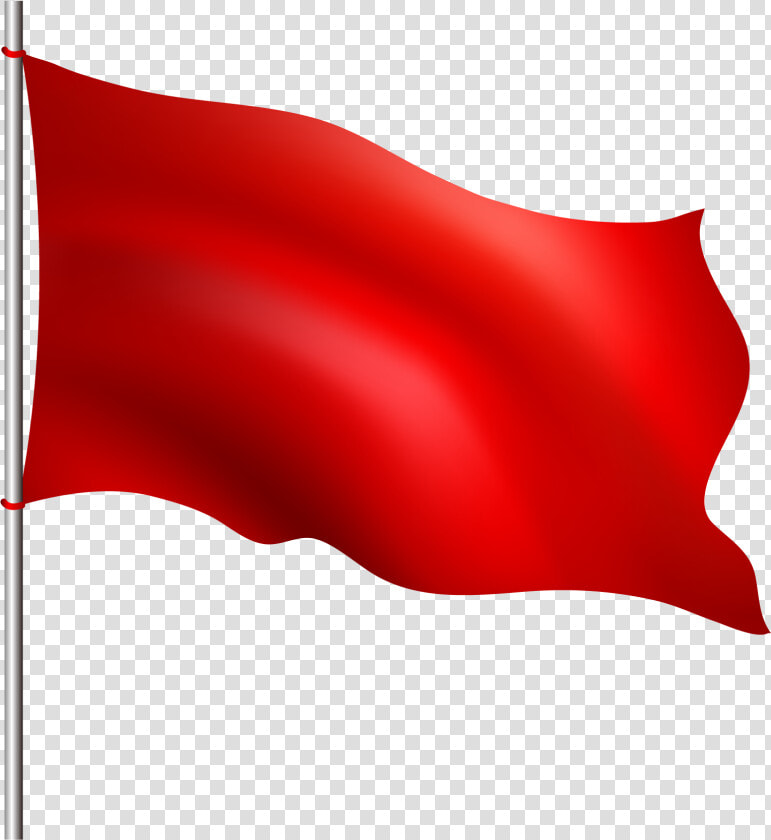 Fluttering Red Flag Png Download   Flag Fluttering Clipart  Transparent PngTransparent PNG