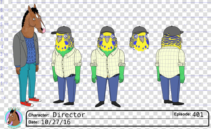 Bojack Horseman Character Sheet  HD Png DownloadTransparent PNG