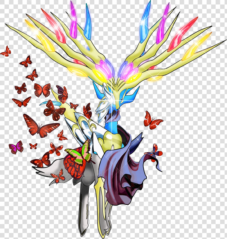 Pokemon Xerneas Shiny  HD Png DownloadTransparent PNG