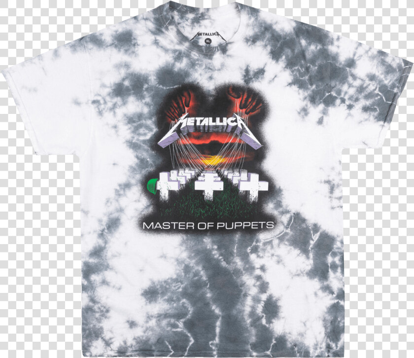 Metallica Master Of Puppets T shirt Tie Dye Metal Music   Tie Dye Metallica T Shirt  HD Png DownloadTransparent PNG