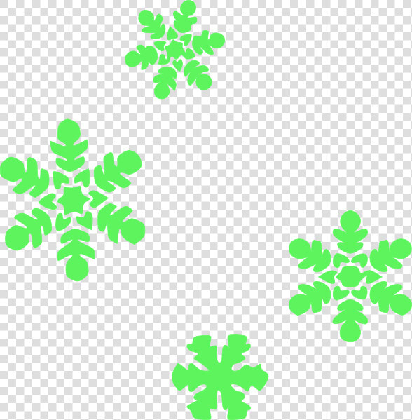 Snowflake Clipart Green Snowflake   Green Snowflake Clipart  HD Png DownloadTransparent PNG