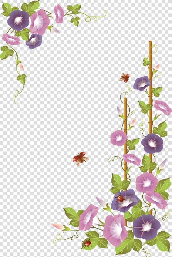 Bordes Caratulas De Flores  HD Png DownloadTransparent PNG