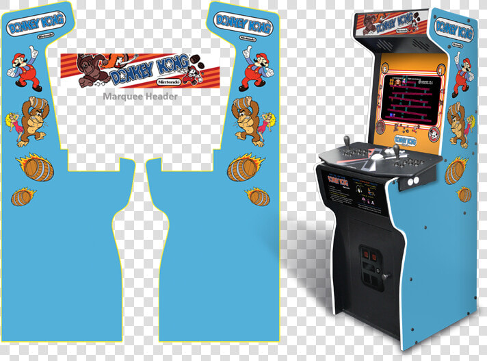 Donkey Kong Arcade Red Cabinet  HD Png DownloadTransparent PNG