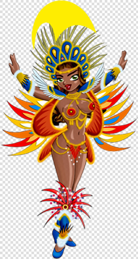 Mulher Carnaval Desenho Png  Transparent PngTransparent PNG