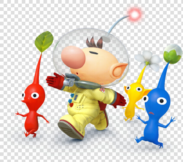 Super Smash Bros Wii U And 3ds Captain Olimar  amp  Pikmin  HD Png DownloadTransparent PNG