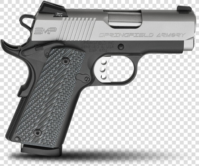 1911 Enhanced Micro Pistol Model Handgun   Springfield Armory 9mm  HD Png DownloadTransparent PNG