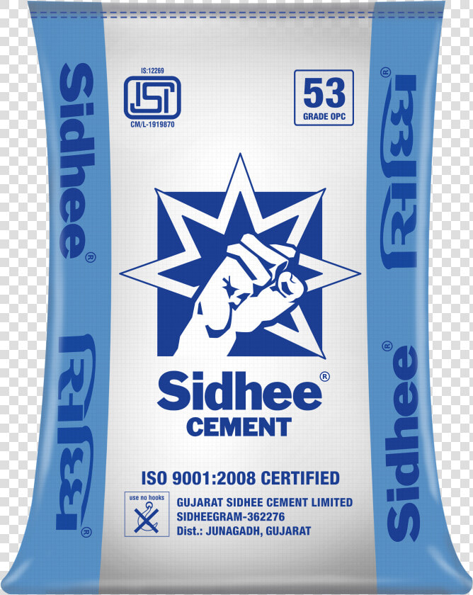 Transparent Cement Png   Gujarat Sidhee Cement Ltd Opc 53  Png DownloadTransparent PNG