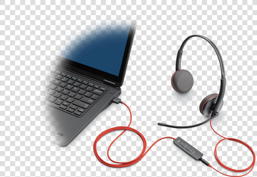 Plantronics C3220 Usb a Cintillo Telefonico  Headset   Plantronics Blackwire 3200 Series  HD Png DownloadTransparent PNG