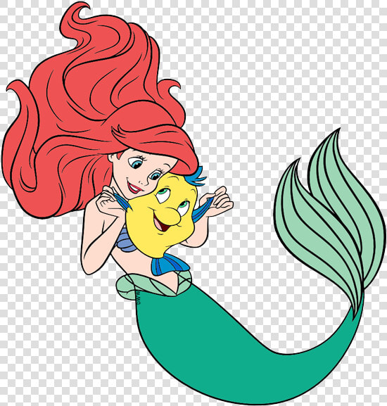 Baby Seal Ariel    Ariel And Flounder Clipart  HD Png DownloadTransparent PNG