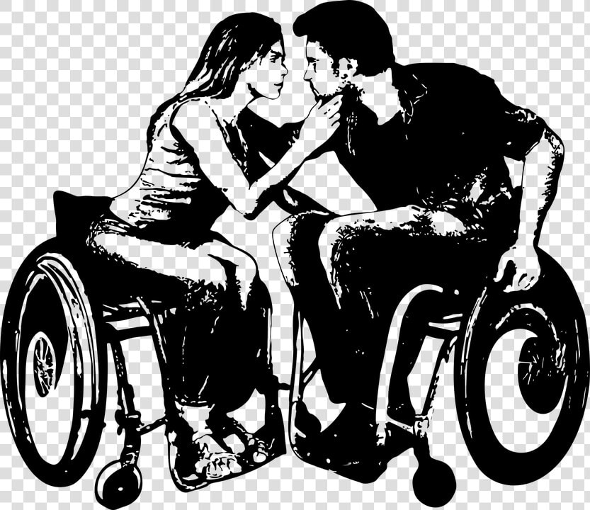 Wheelchair  Love  Disability  Disabled  Female  Girl   Sexo Y Discapacidad Medular  HD Png DownloadTransparent PNG