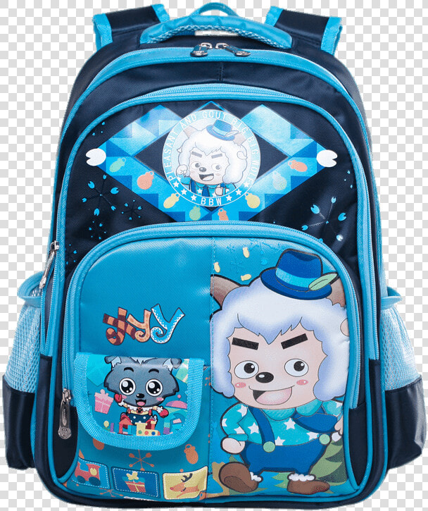 Pleasant Goat And Big Big Wolf Backpack   Laptop Bag  HD Png DownloadTransparent PNG