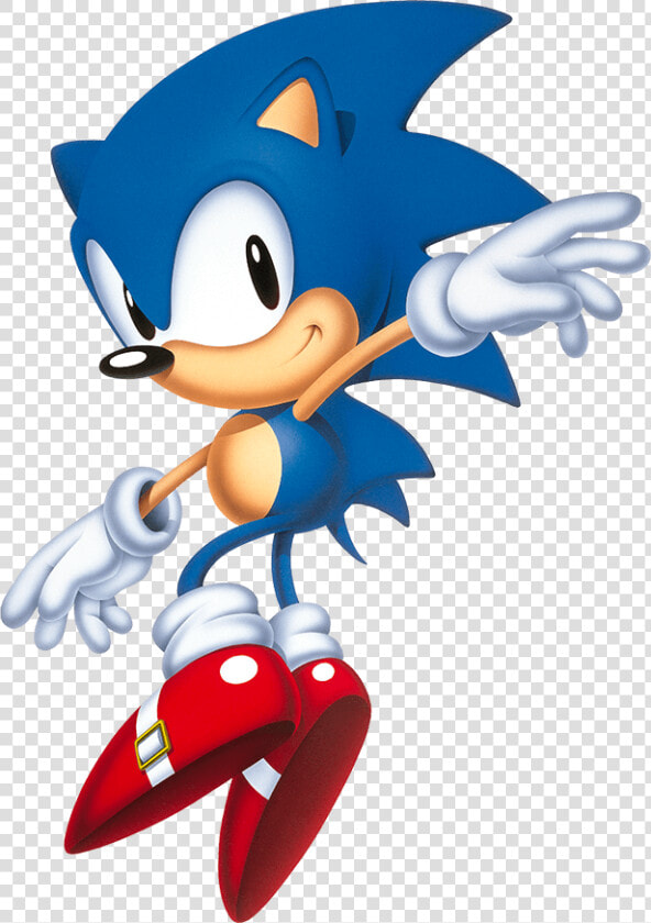 Transparent Sanic Png   Classic Sonic Japanese Art  Png DownloadTransparent PNG