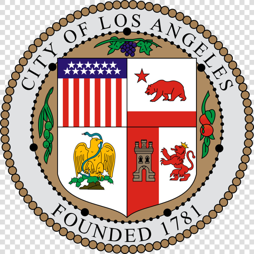 The Seal Of L   Los Angeles City Seal  HD Png DownloadTransparent PNG