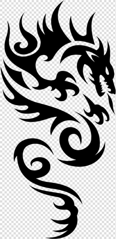 Tattoo Removal Dragon Body Art   Dragon Vector Tattoo  HD Png DownloadTransparent PNG