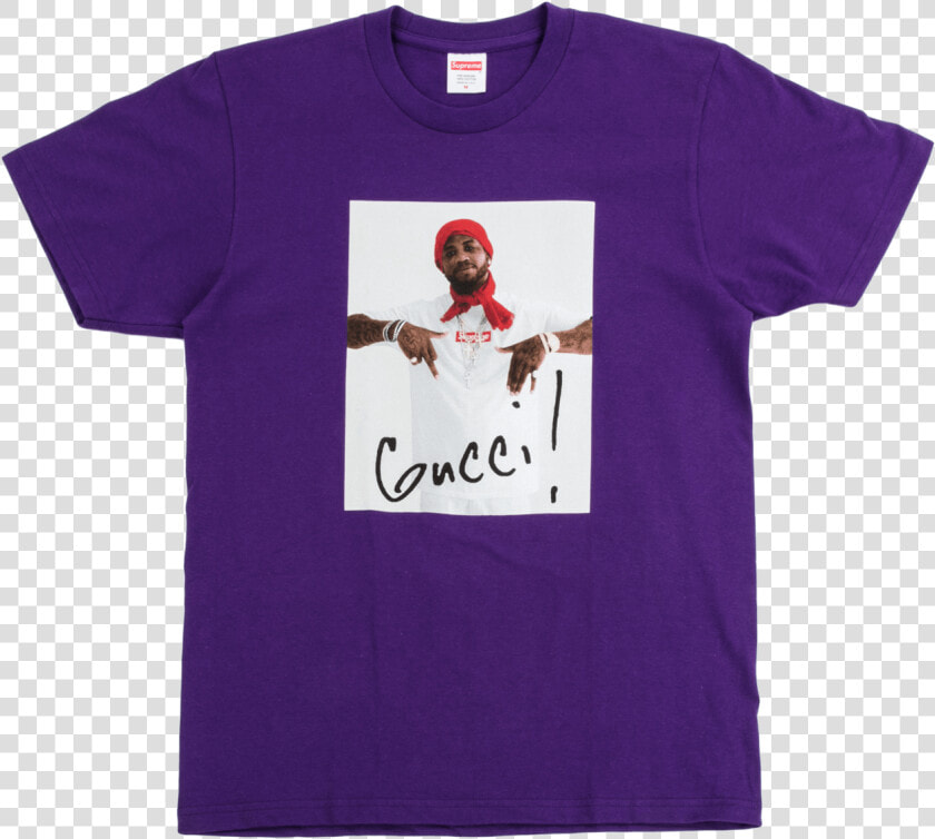 Supreme Gucci Mane Tee   Supreme Gucci Green Tee  HD Png DownloadTransparent PNG