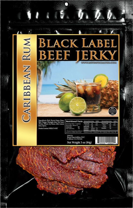 Carnivore Candy Black Label Beef Jerky   Black Label Jerky  HD Png DownloadTransparent PNG