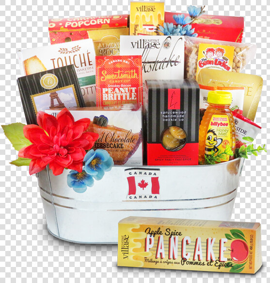 Sweets Of Canada Gift Basket Filled With Canadian Gourmet   Flower  HD Png DownloadTransparent PNG