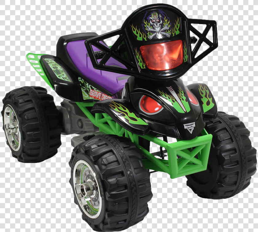 Transparent Monster Truck Png   Grave Digger Quad  Png DownloadTransparent PNG