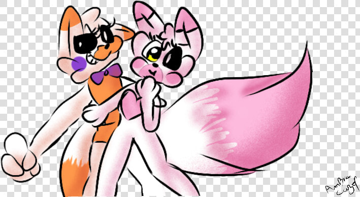 Lolbit Et Mangle   Mangle Lolbit And Tangle  HD Png DownloadTransparent PNG