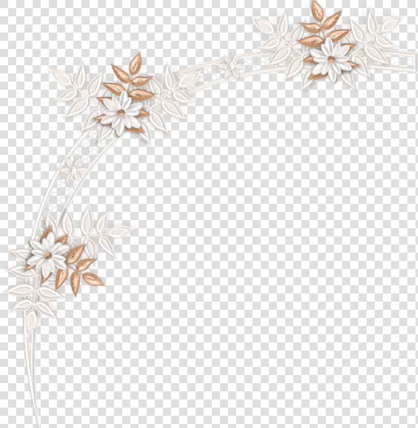  mq  lace  flowers  flower  vector  border  borders   Headpiece  HD Png DownloadTransparent PNG