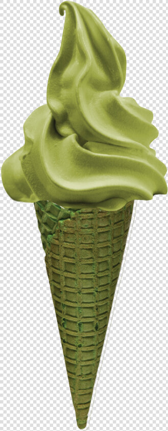 Matcha Ice Cream Cone  HD Png DownloadTransparent PNG