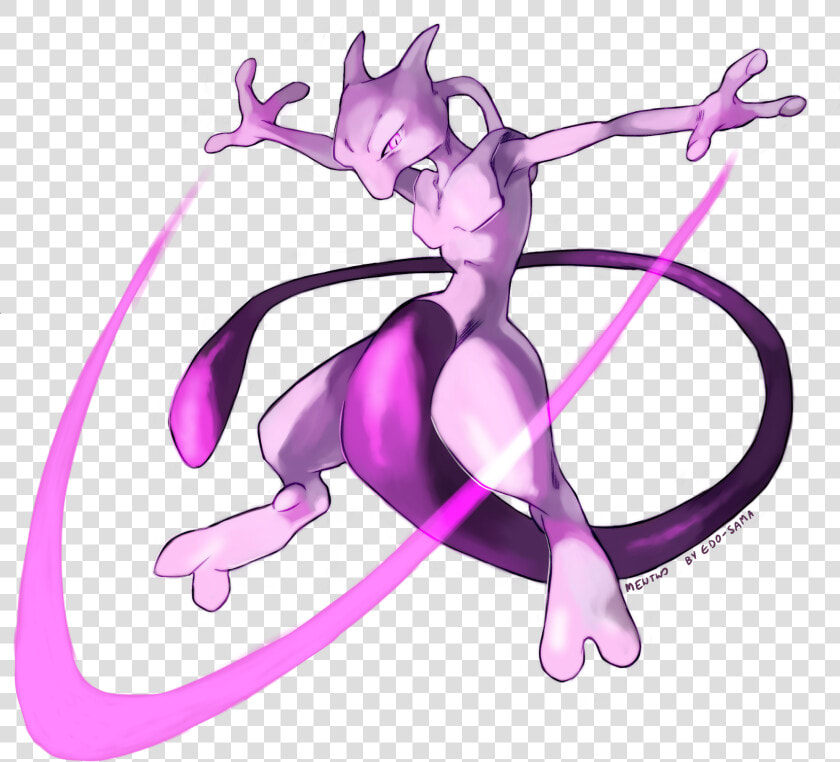 Mewtwo Used Psycho Cut By Edo Sama   Mewtwo Psycho Cut  HD Png DownloadTransparent PNG