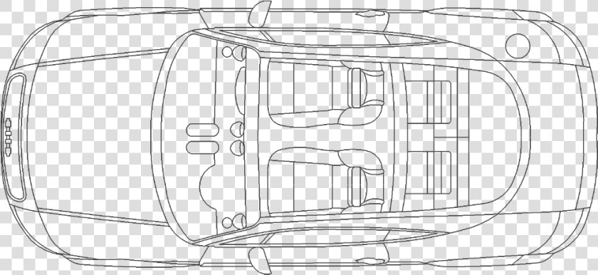 Car B743d View Class Mw 100 Mh 100 Pol Align Vertical   Dessin Voiture Vue De Dessus  HD Png DownloadTransparent PNG