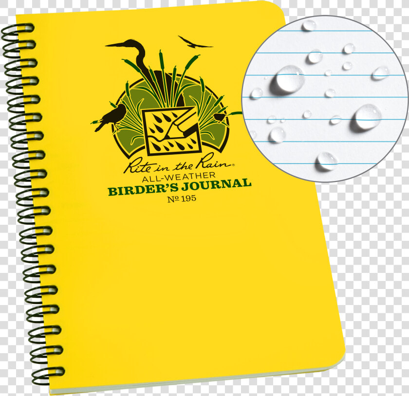 Rite In The Rain Weatherproof Spiral Notebook    Rite In The Rain Notebook  HD Png DownloadTransparent PNG